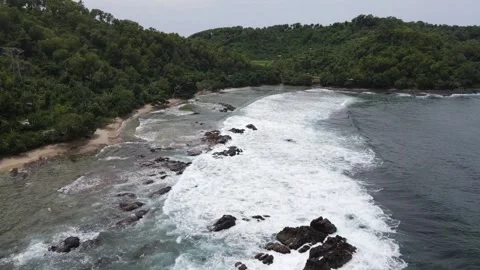 Wediombo beach Video stock 236078477