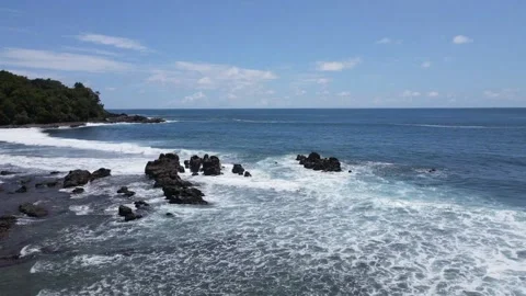 Wediombo beach Video stock 236078506