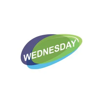 Wednesday icon Stock Illustration