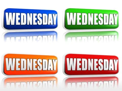 Wednesday Stock Illustration