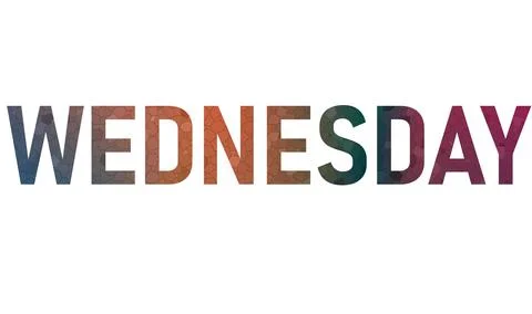 WEDNESDAY Stock Illustration