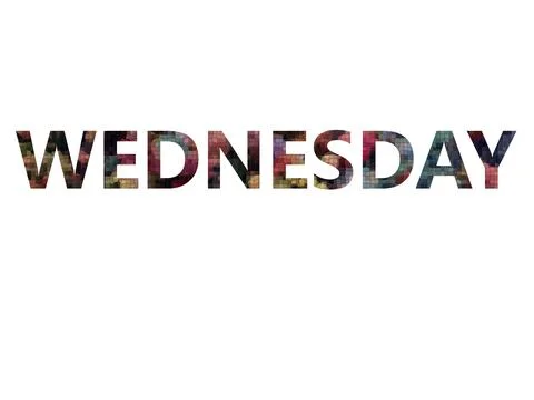 WEDNESDAY Stock Illustration