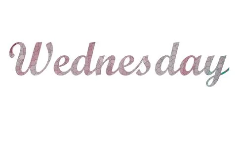 Wednesday Stock Illustration