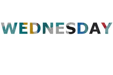 WEDNESDAY Stock Illustration