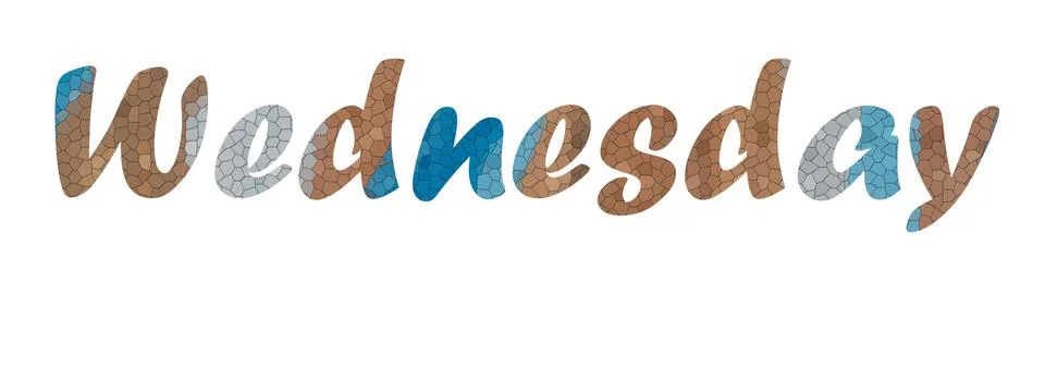 Wednesday Stock Illustration