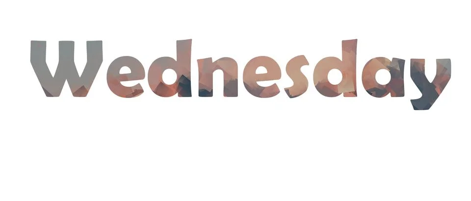 Wednesday Stock Illustration