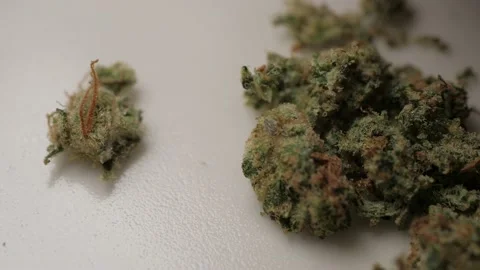Weed Shots - Macro Slow Motion - Marijuana - Long Clip 库存影片 192666795