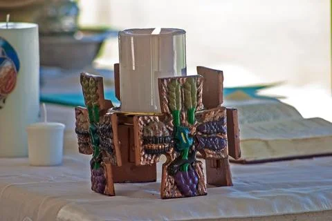 Weeding candle Stock Photos