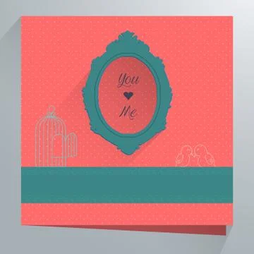 Weeding cards.. Stock Illustration