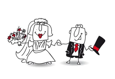 Weeding Stock Illustration