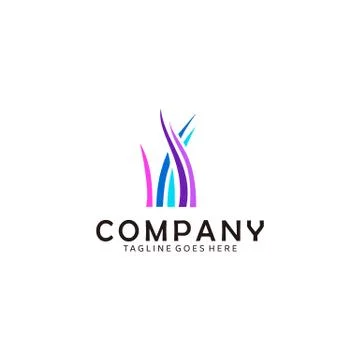 Weeds logo template vector illustration Stock Illustration