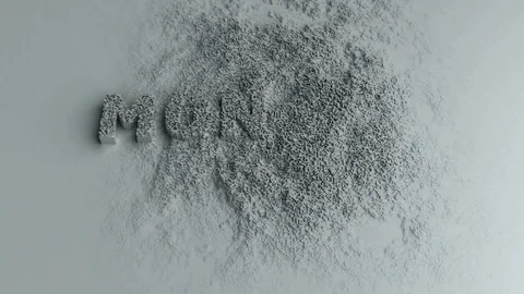 Week days titles for presentation Stock Footage 104623072