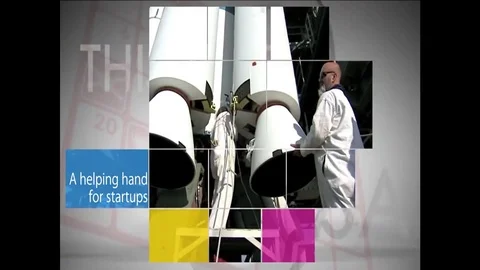 In the week of October 9th, 2015 NASA worked on a program to help tech startups Stock Footage 79424041