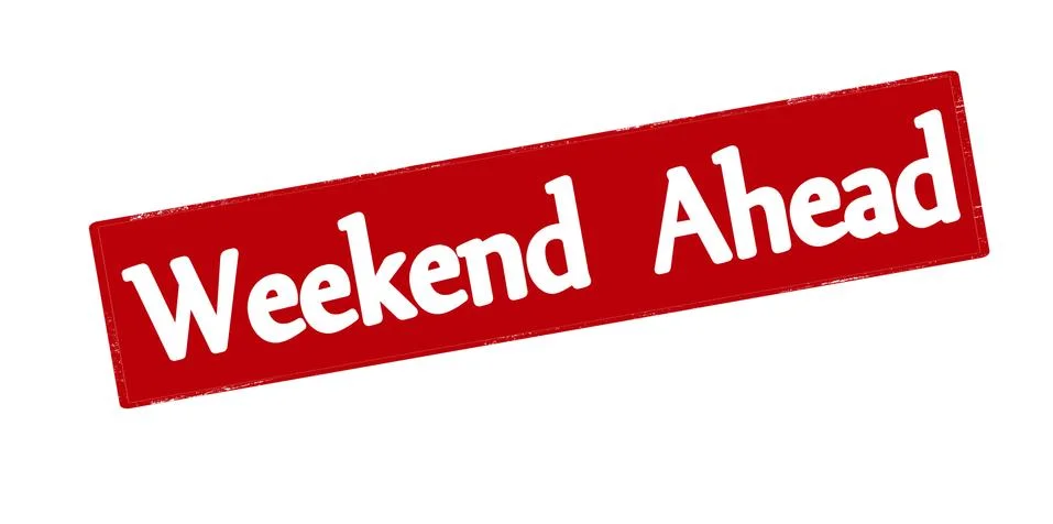 Weekend ahead Stock Illustration