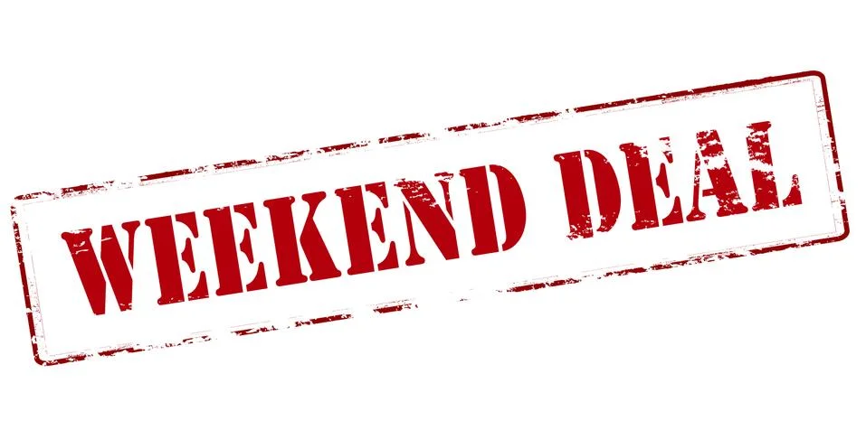 Weekend deal Illustrazione stock