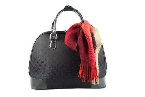 Weekend getaway bag Stock Photos