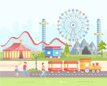 Weekend - modern flat design style vector illustration Stock Illustration