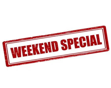 Weekend special Stock Illustration
