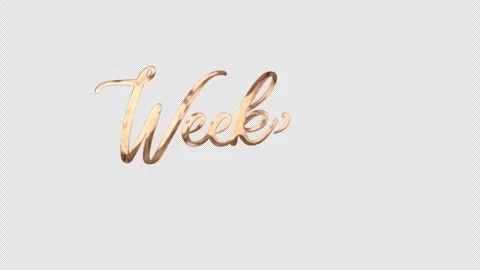 Weekend vibes lettering animation alpha channel Stock Footage 340830881