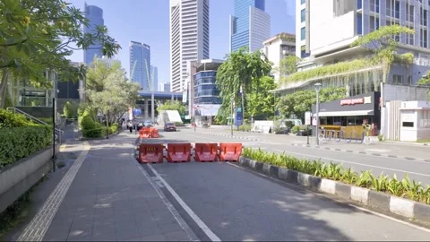 Weekend Walk When Jakarta Lights Up HI Roundabout from Java Stock Footage 299714611