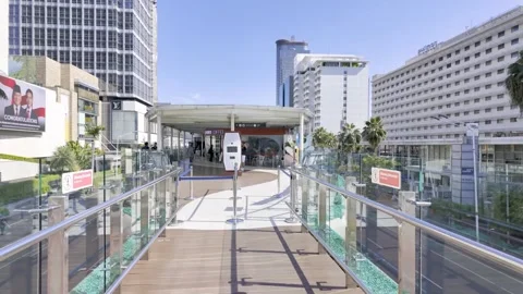 Weekend Walk When Jakarta Lights Up HI Roundabout from Java 動画素材 299715885