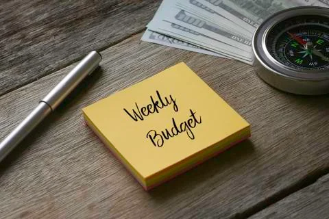 Weekly Budget Stock Photos