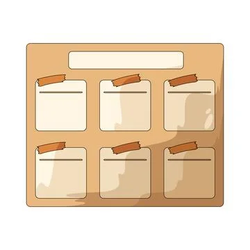 Weekly planner illustration Stock Illustration