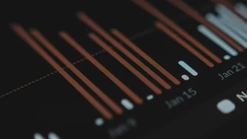 Weekly report on progress in Step Counter app Stock Footage 302715201