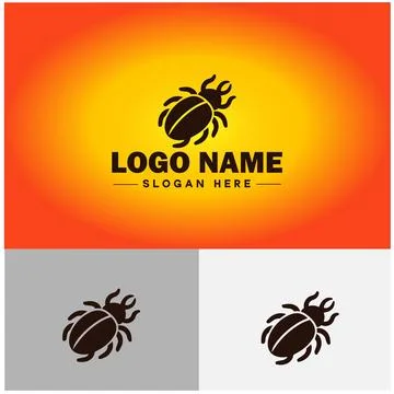 Weevil insect pest logo vector art icon graphics for business brand icon we.. Stock Illustration