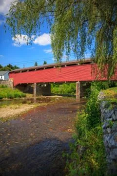Wehr Covered Bridge Stock Photos