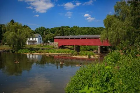 Wehrs Covered Bridge Stock Photos