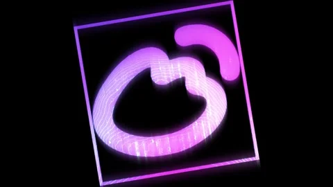 Weibo logo animation on a simple black background. Stock Footage 313520519