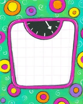Weigh Scale Stock Illustration