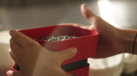 Weighing chocolate Stock Footage 41885638