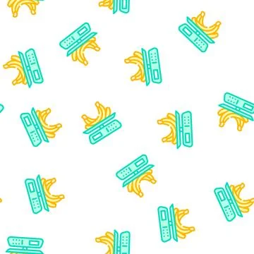 Weighing food vector seamless pattern color Stock Illustration