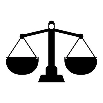 Weighing icon vector Stock Illustration