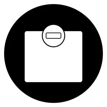 Weighing icon vector Stock Illustration