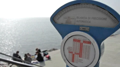 Weighing machine Stock Footage 36418160