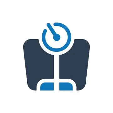 Weighing Scale Icon Stock Illustration
