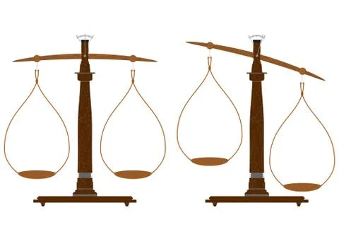 Weighing scale Stock Illustration