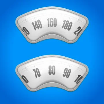 Weighing scales Stock Illustration