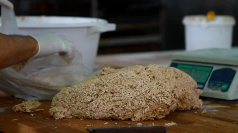 Weighing wheat Stock Footage 33529993