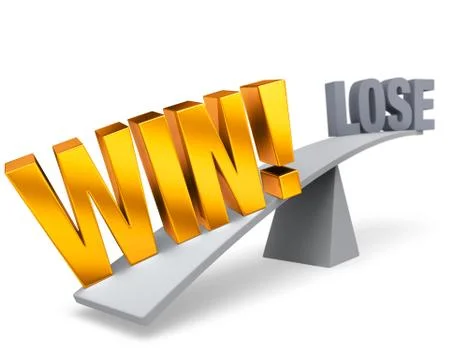 Weighing in with a win! Stock Illustration