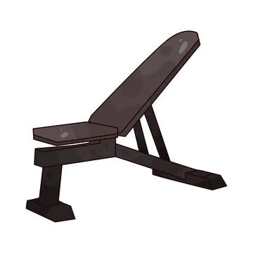 Weight Bench illustration Stock Illustration