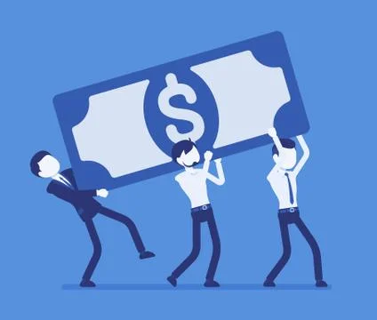 Weight of capital Stock Illustration