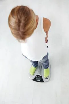 Weight, child Stock Photos