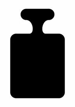 Weight dark silhouette Stock Illustration