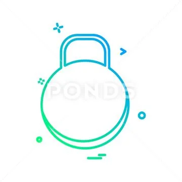 Weight icon design vector Stock Illustration