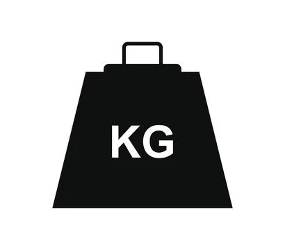 Weight icon illustrated in vector on white background Stock Illustration