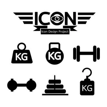 Weight icon Stock Illustration